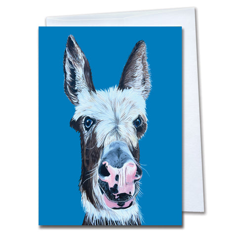 Donkey Greeting Card– Babe