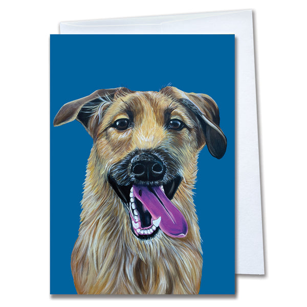 Dog Greeting Card– Lucy