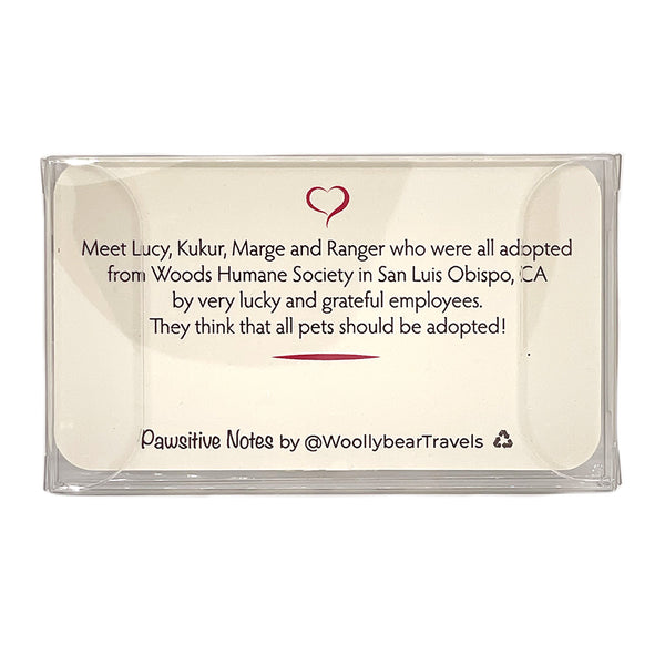 Pawsitive Notes- Woods Humane Society Dogs