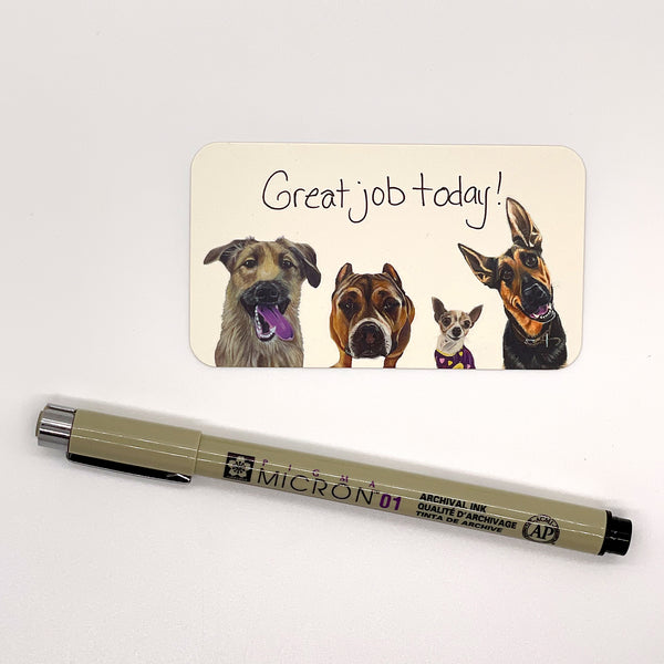 Pawsitive Notes- Woods Humane Society Dogs