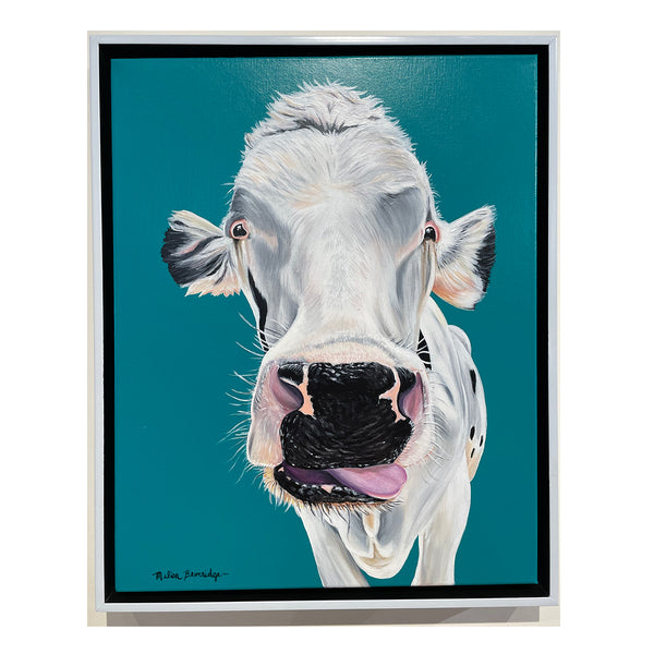 Cow Painting - Original Artwork - Buddha