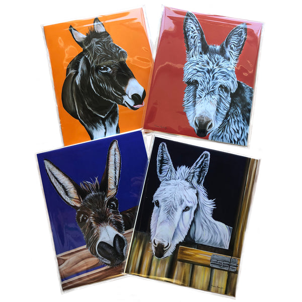 Donkey Fine Art Prints - Series of 4