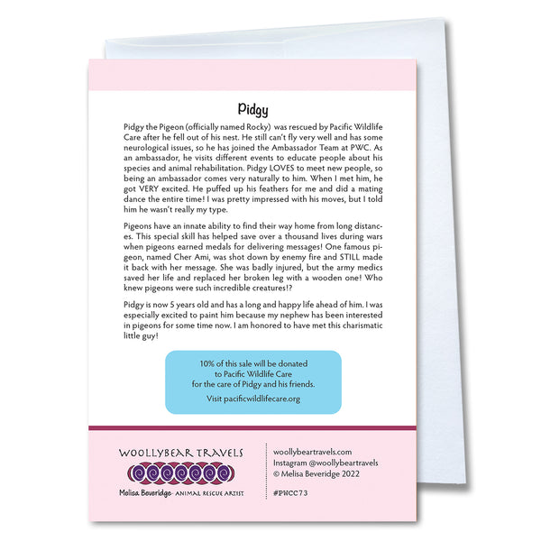 Pigeon Greeting Card - Pidgy